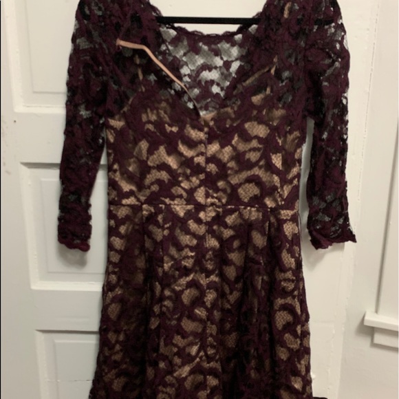 mauve and gold dress - Picture 1 of 4
